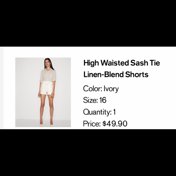 🔥NWT HIGH WAIST LINEN BLEND🔥 - Picture 3 of 3
